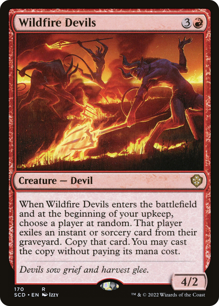 Wildfire Devils [Starter Commander Decks] | Odin's Place