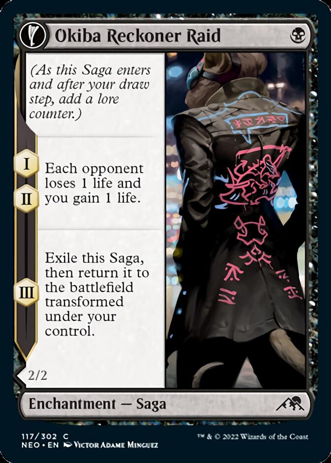 Okiba Reckoner Raid // Nezumi Road Captain [Kamigawa: Neon Dynasty] | Odin's Place