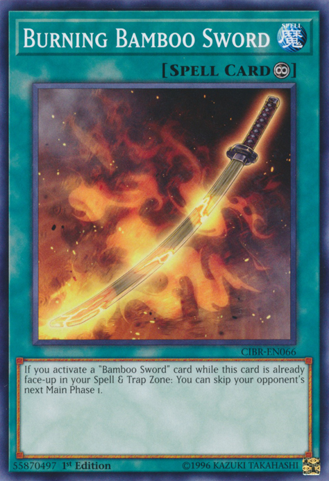 Burning Bamboo Sword [CIBR-EN066] Short Print | Odin's Place