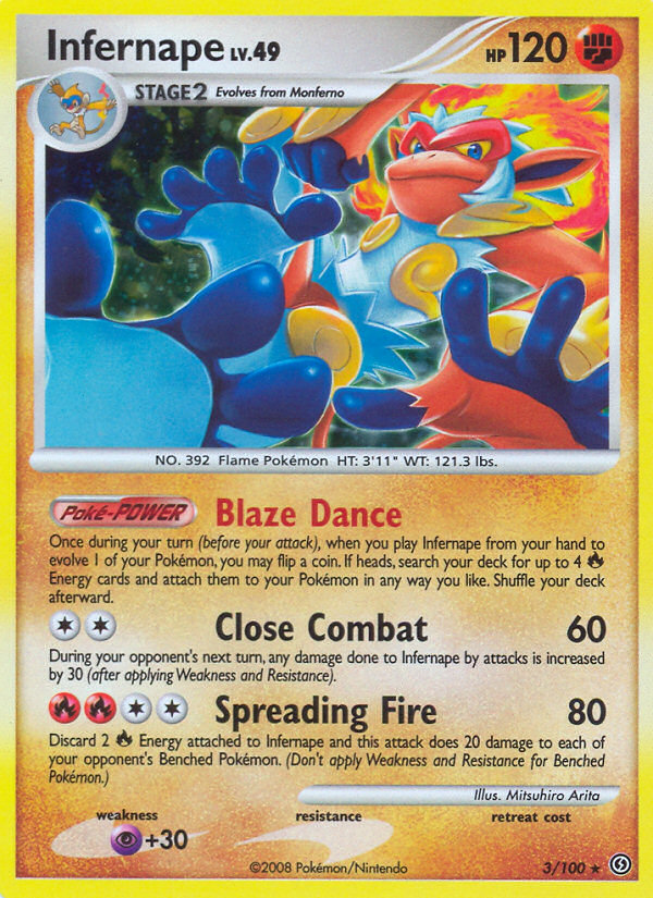 Infernape (3/100) [Diamond & Pearl: Stormfront] | Odin's Place