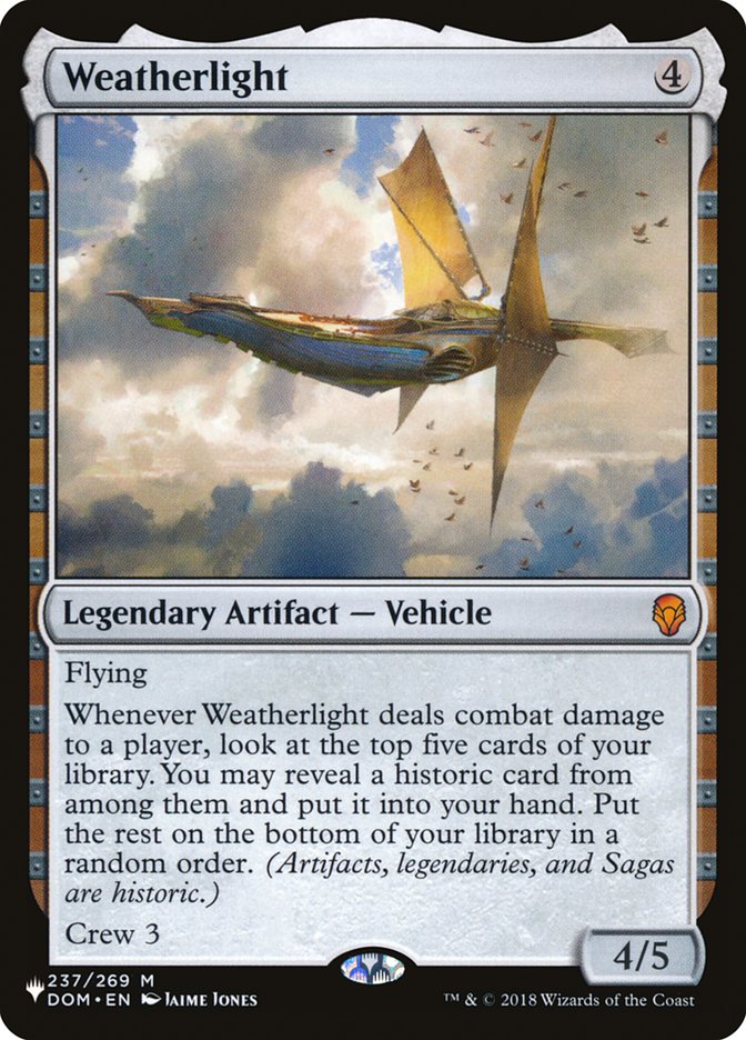 Weatherlight [The List] | Odin's Place