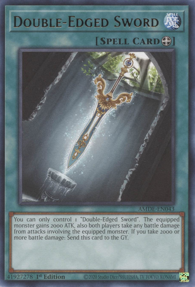 Double-Edged Sword [AMDE-EN043] Rare | Odin's Place