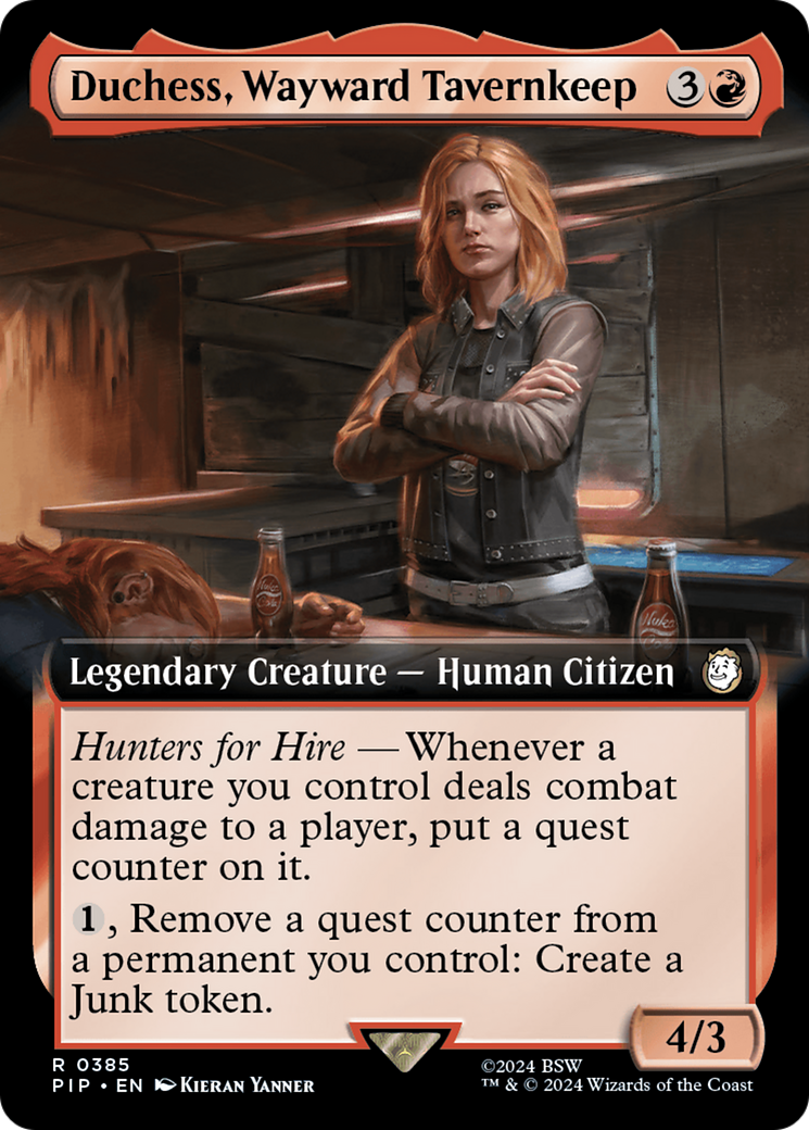 Duchess, Wayward Tavernkeep (Extended Art) [Fallout] | Odin's Place