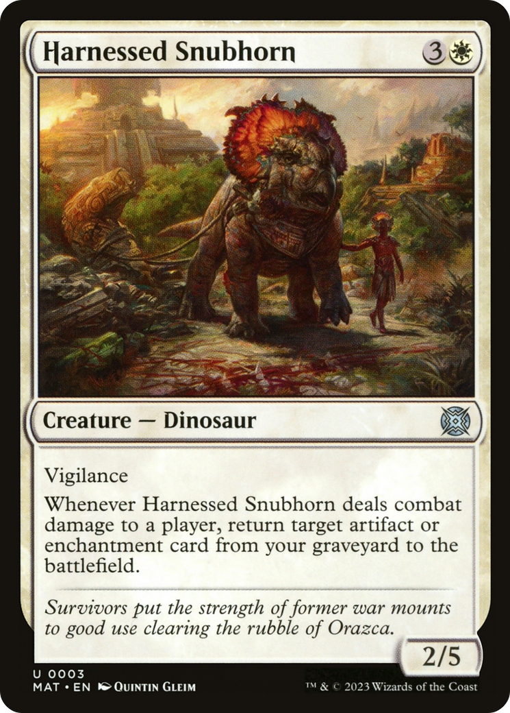 Harnessed Snubhorn [March of the Machine: The Aftermath] | Odin's Place