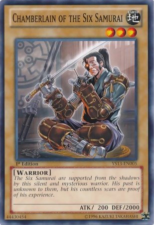 Chamberlain of the Six Samurai [YS13-EN005] Common | Odin's Place
