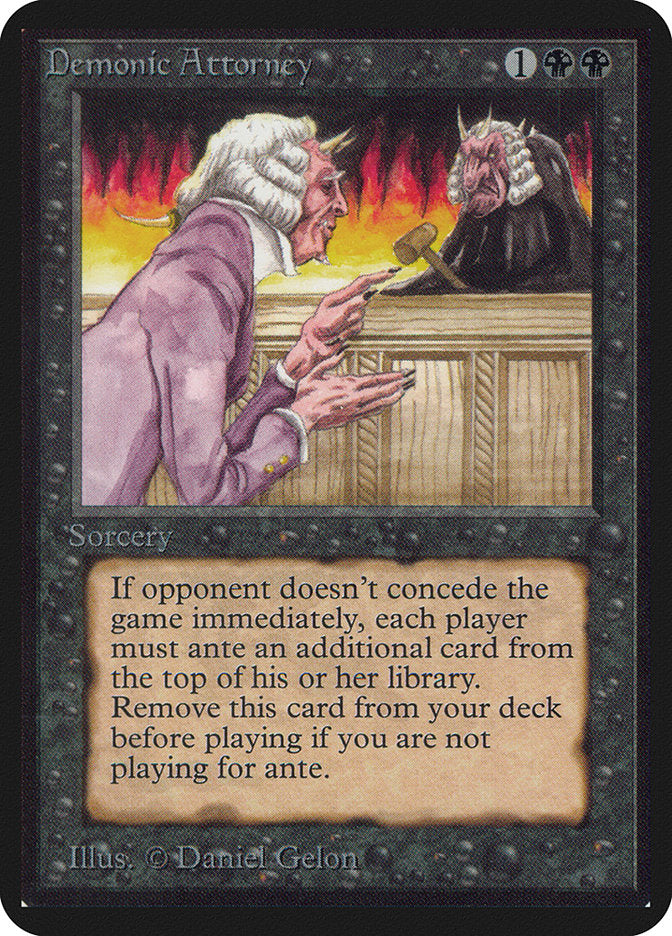 Demonic Attorney (102) [Alpha Edition] | Odin's Place
