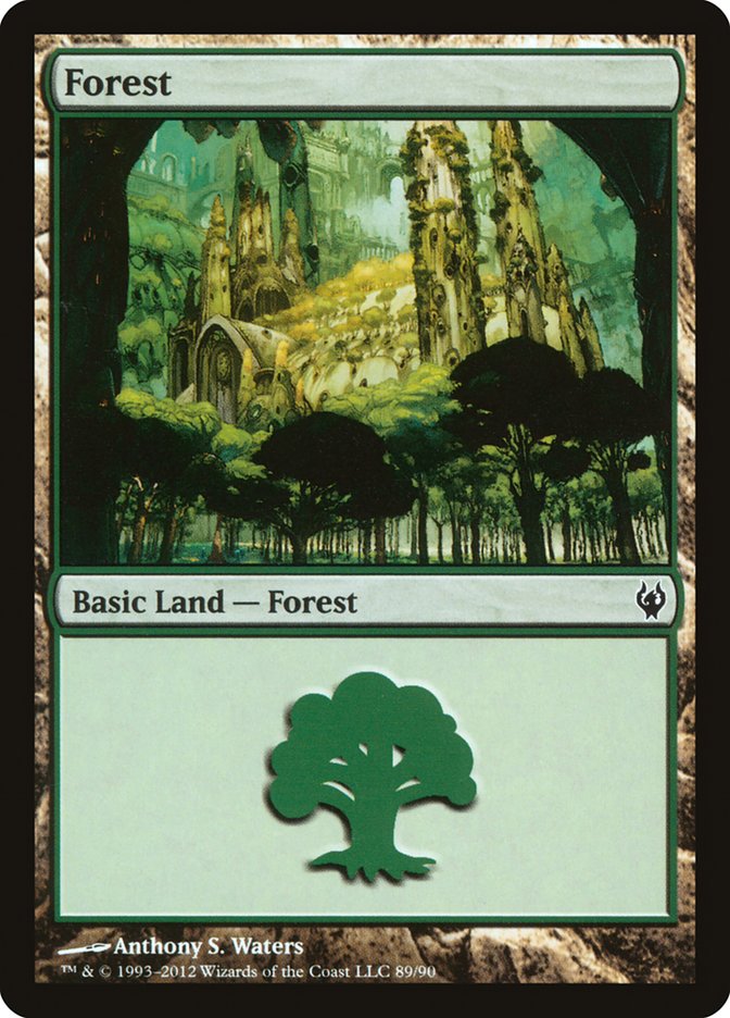 Forest (89) [Duel Decks: Izzet vs. Golgari] | Odin's Place