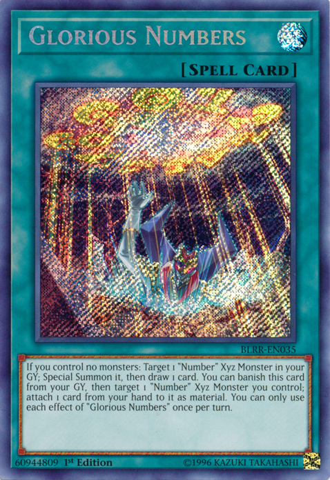 Glorious Numbers [BLRR-EN035] Secret Rare | Odin's Place