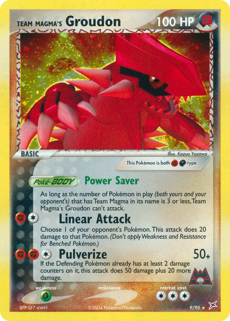 Team Magma's Groudon (9/95) (Theme Deck Exclusive) [EX: Team Magma vs Team Aqua] | Odin's Place