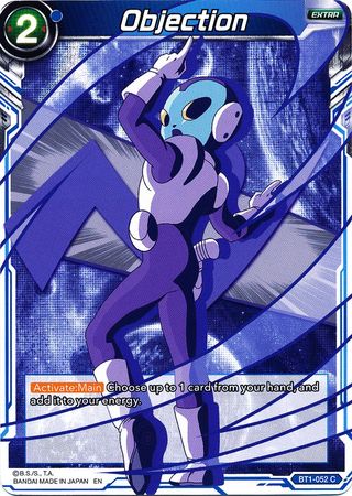 Objection (Alternate Art) (BT1-052) [Special Anniversary Set] | Odin's Place