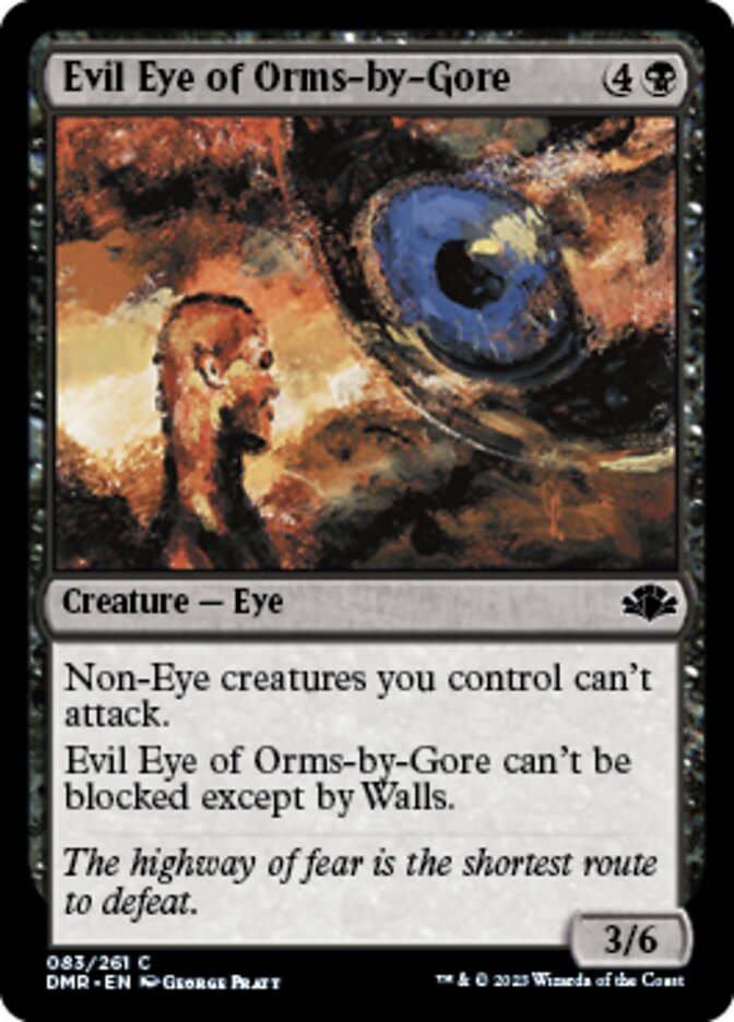 Evil Eye of Orms-by-Gore [Dominaria Remastered] | Odin's Place