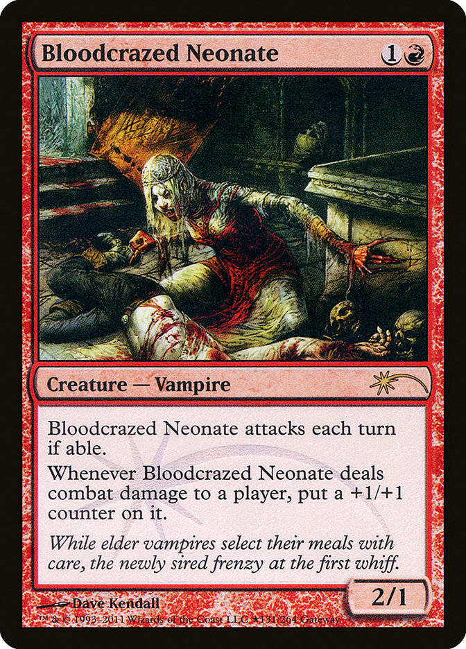 Bloodcrazed Neonate (83) [Wizards Play Network 2011] | Odin's Place