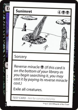 Sunimret (2021 Edition) [Mystery Booster Playtest Cards] | Odin's Place