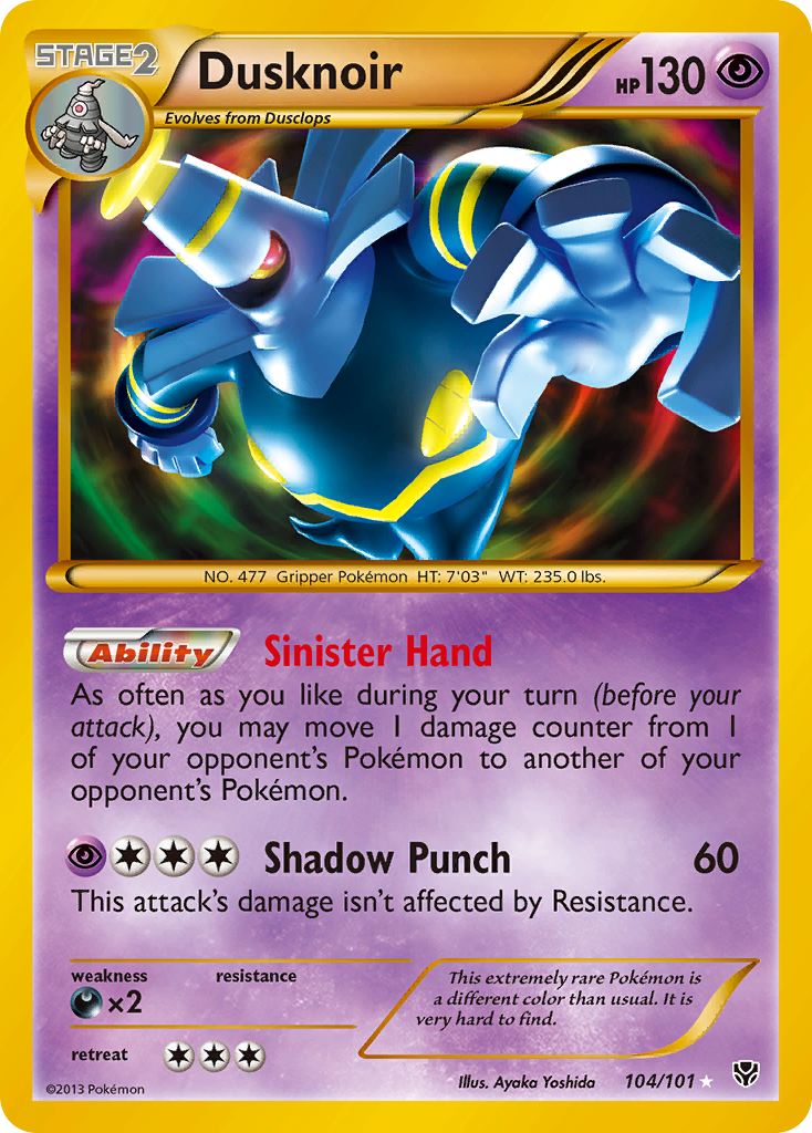 Dusknoir (104/101) [Black & White: Plasma Blast] | Odin's Place
