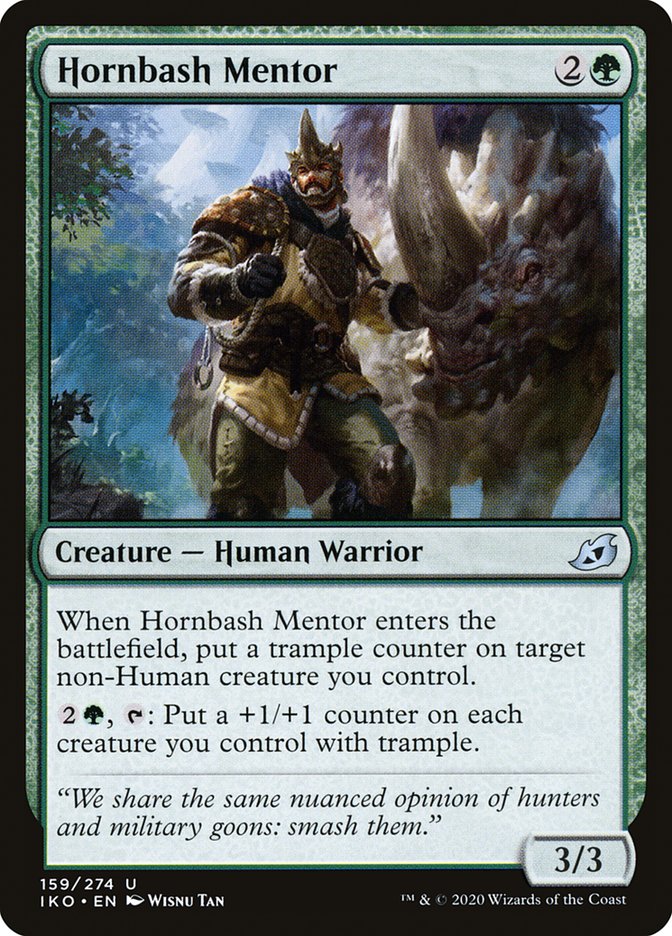 Hornbash Mentor [Ikoria: Lair of Behemoths] | Odin's Place