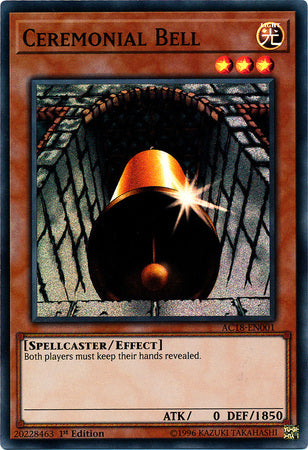 Ceremonial Bell [AC18-EN001] Super Rare | Odin's Place