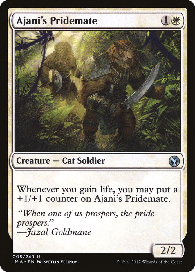 Ajani's Pridemate (5) [Iconic Masters] | Odin's Place