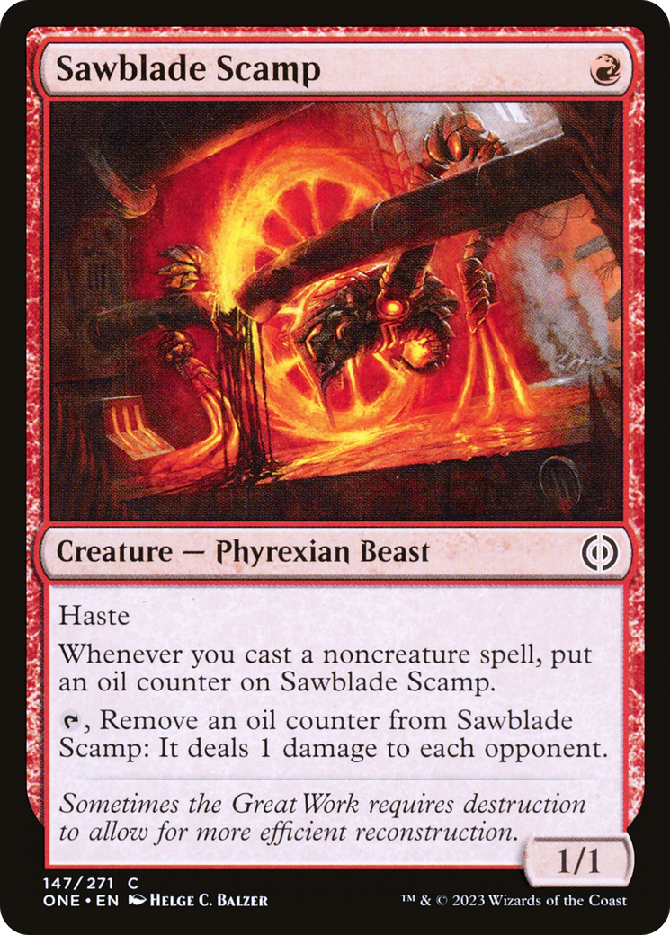 Sawblade Scamp [Phyrexia: All Will Be One] | Odin's Place