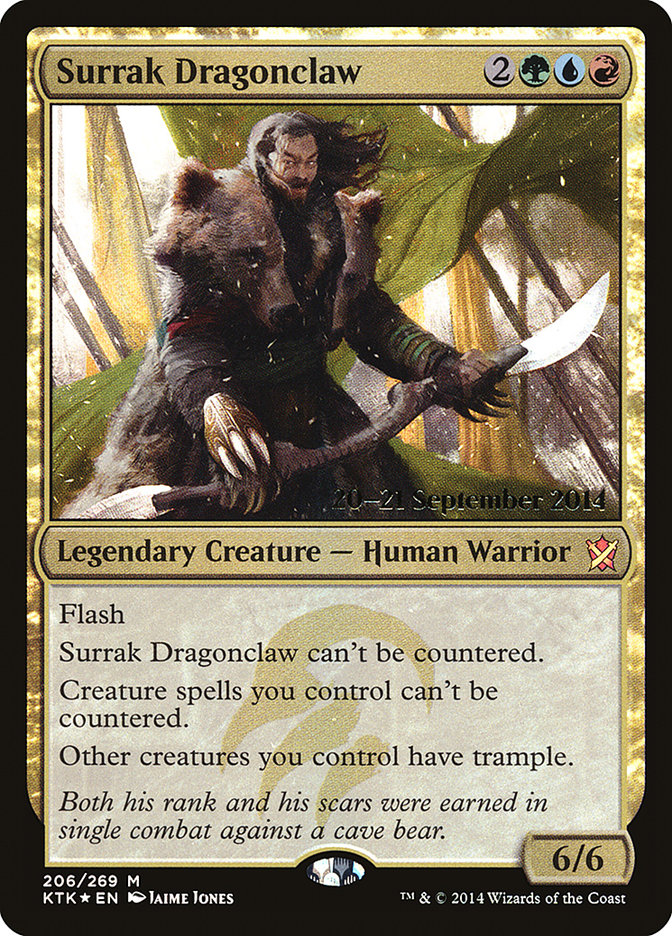 Surrak Dragonclaw (206) [Khans of Tarkir Prerelease Promos] | Odin's Place