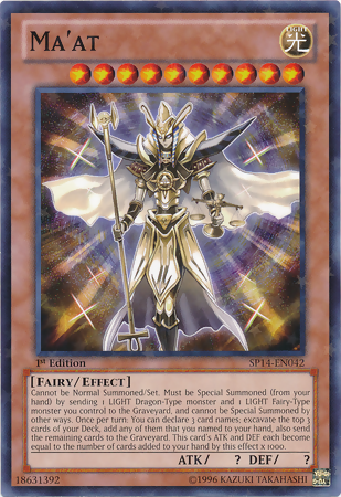 Ma'at [SP14-EN042] Starfoil Rare | Odin's Place