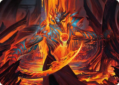 Free From Flesh Art Card [Phyrexia: All Will Be One Art Series] | Odin's Place