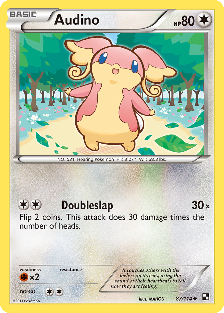 Audino (87/114) [Black & White: Base Set] | Odin's Place