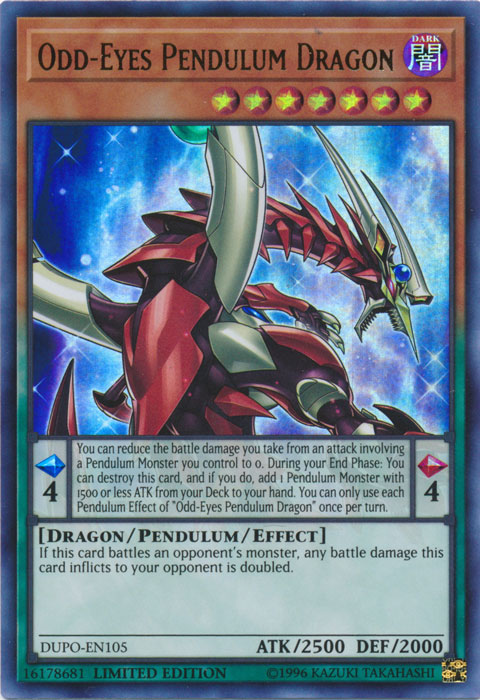 Odd-Eyes Pendulum Dragon [DUPO-EN105] Ultra Rare | Odin's Place