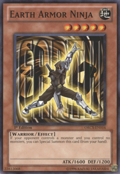Earth Armor Ninja [ORCS-EN016] Common | Odin's Place