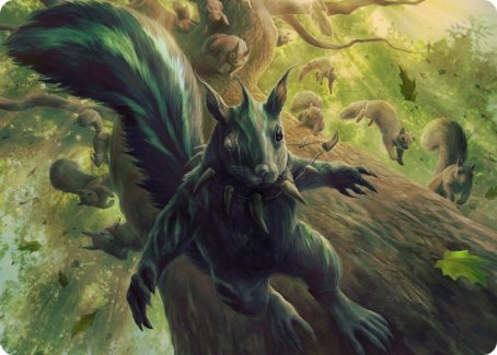 Chatterfang, Squirrel General Art Card (68) [Modern Horizons 2 Art Series] | Odin's Place