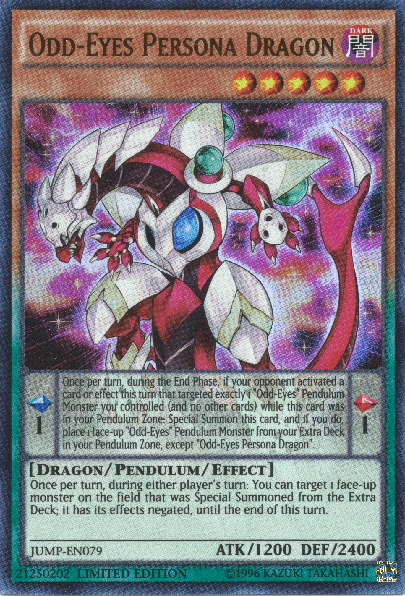 Odd-Eyes Persona Dragon [JUMP-EN079] Ultra Rare | Odin's Place