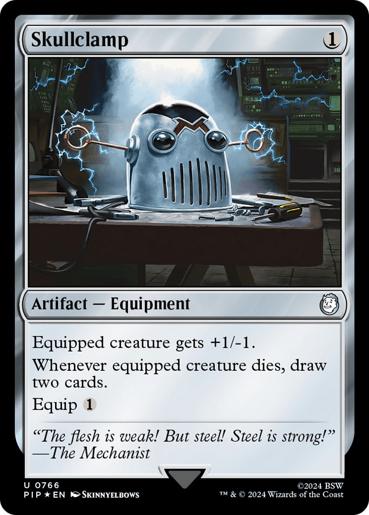 Skullclamp (Surge Foil) [Fallout] | Odin's Place