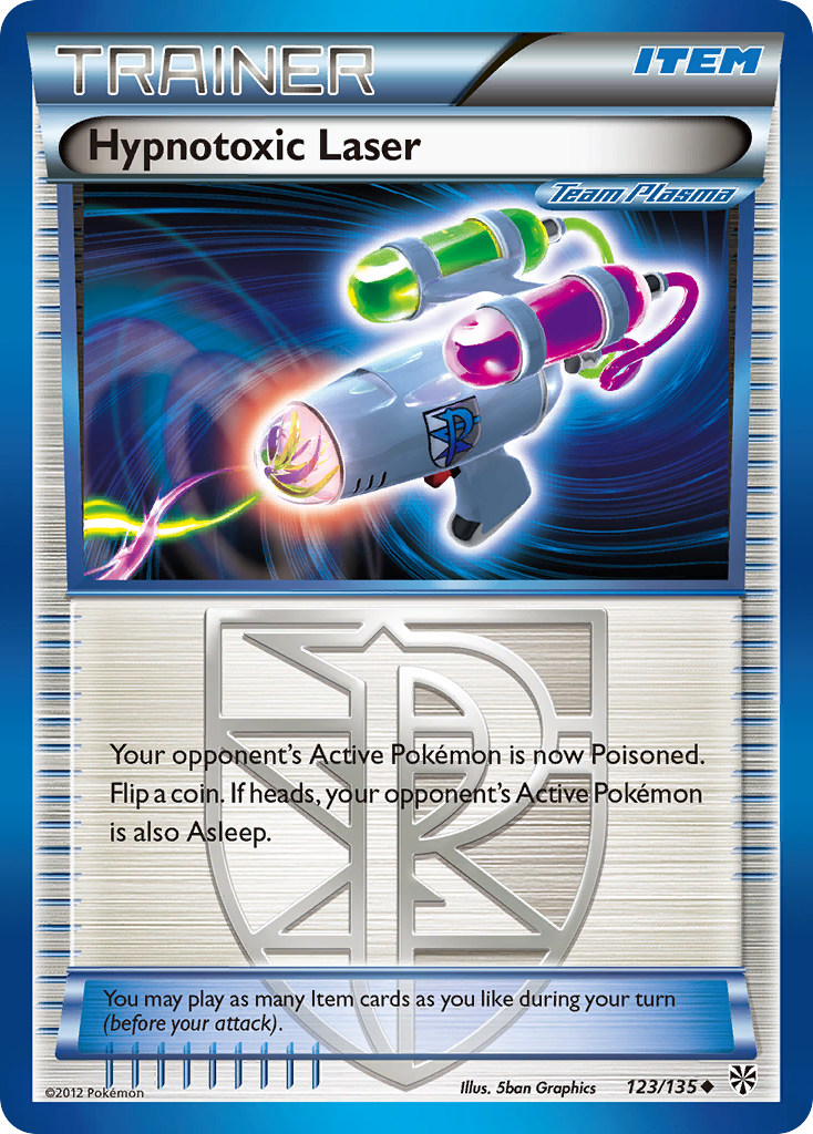 Hypnotoxic Laser (123/135) [Black & White: Plasma Storm] | Odin's Place