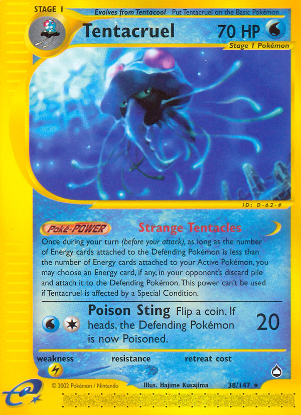 Tentacruel (38/147) [Aquapolis] | Odin's Place