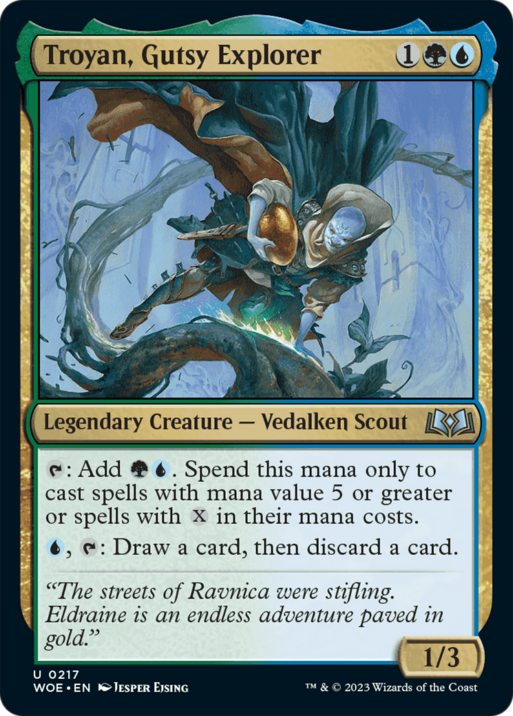 Troyan, Gutsy Explorer [Wilds of Eldraine] | Odin's Place
