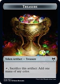 Treasure // Troll Warrior Double-Sided Token [Kaldheim Tokens] | Odin's Place
