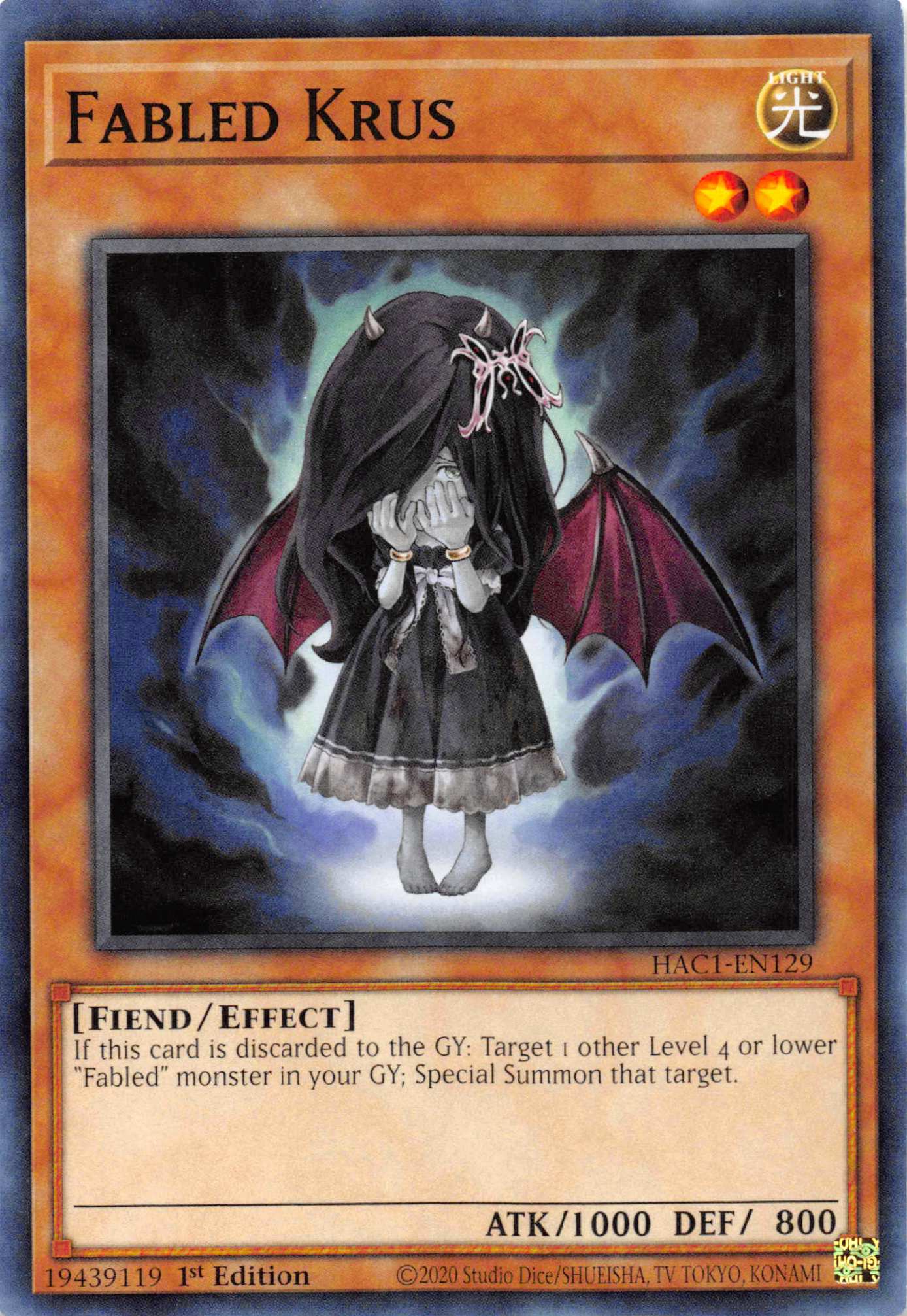 Fabled Krus [HAC1-EN129] Common | Odin's Place