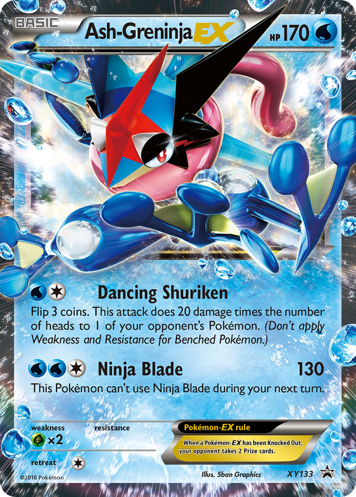 Ash-Greninja EX (XY133) [XY: Black Star Promos] | Odin's Place