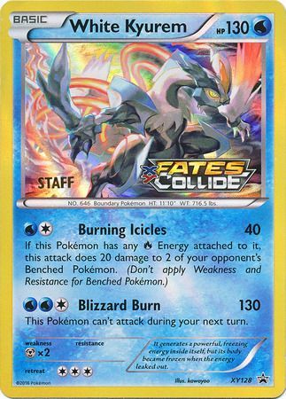 White Kyurem (XY128) (Staff) [XY: Black Star Promos] | Odin's Place