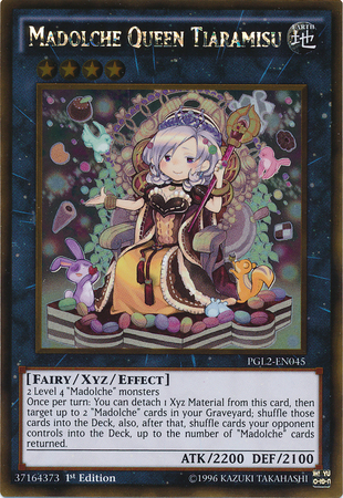 Madolche Queen Tiaramisu [PGL2-EN045] Gold Rare | Odin's Place