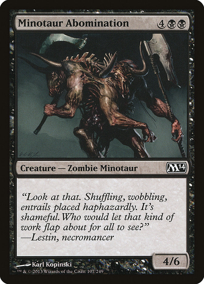 Minotaur Abomination (107) [Magic 2014] | Odin's Place