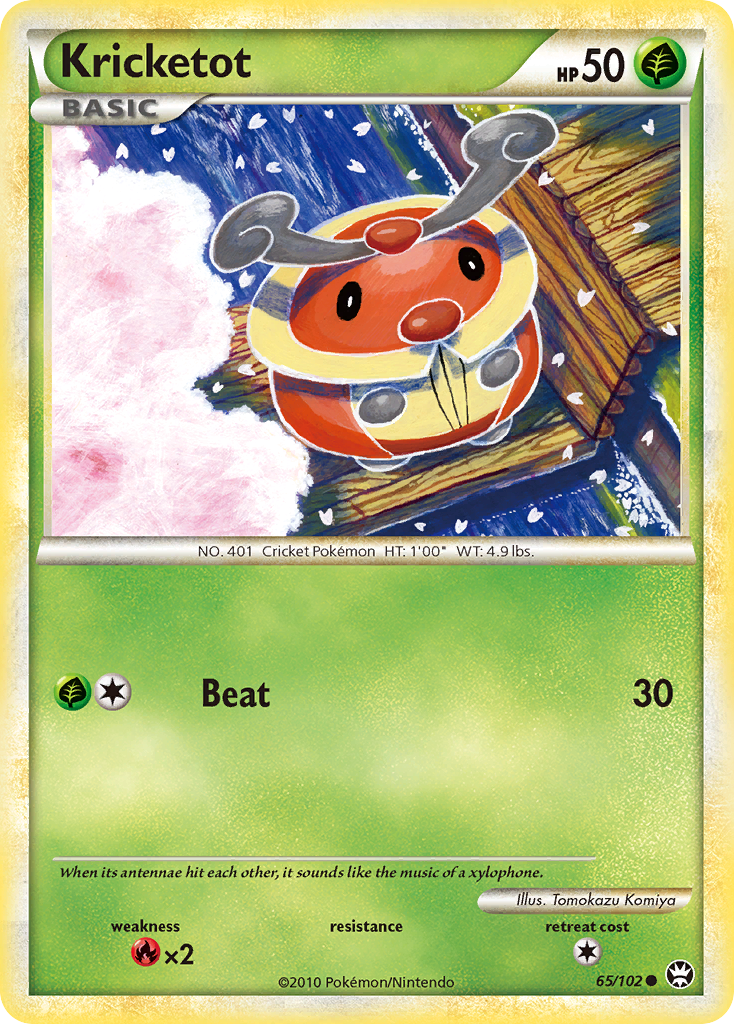 Kricketot (65/102) [HeartGold & SoulSilver: Triumphant] | Odin's Place