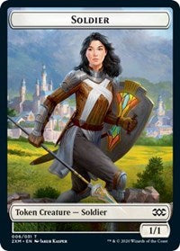Soldier // Squirrel Double-Sided Token [Double Masters Tokens] | Odin's Place