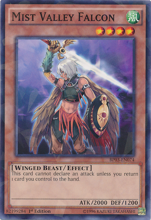 Mist Valley Falcon [BP03-EN074] Shatterfoil Rare | Odin's Place