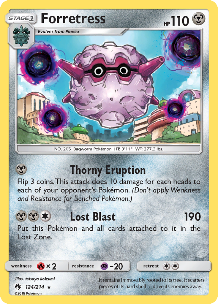 Forretress (124/214) [Sun & Moon: Lost Thunder] | Odin's Place