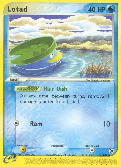 Lotad (66/100) [EX: Sandstorm] | Odin's Place