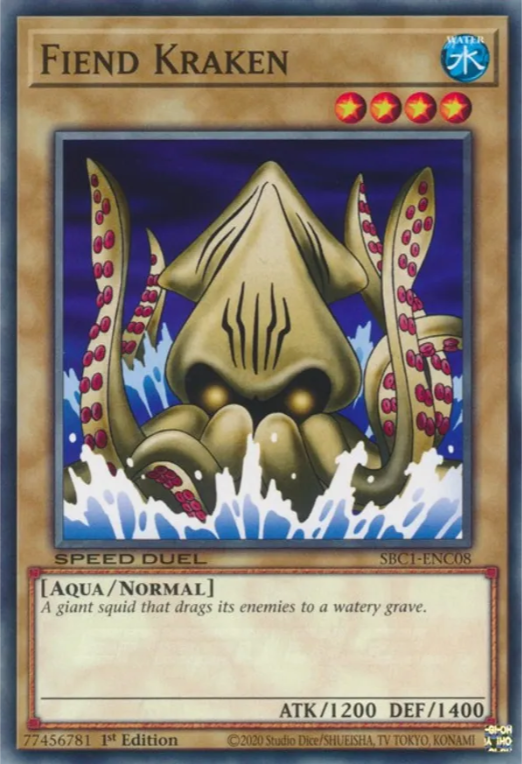 Fiend Kraken [SBC1-ENC08] Common | Odin's Place