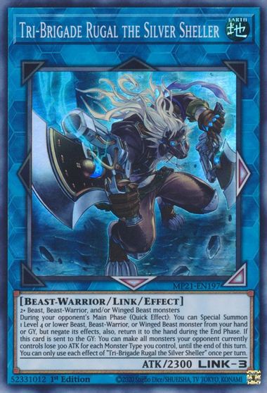 Tri-Brigade Rugal the Silver Sheller [MP21-EN197] Super Rare | Odin's Place