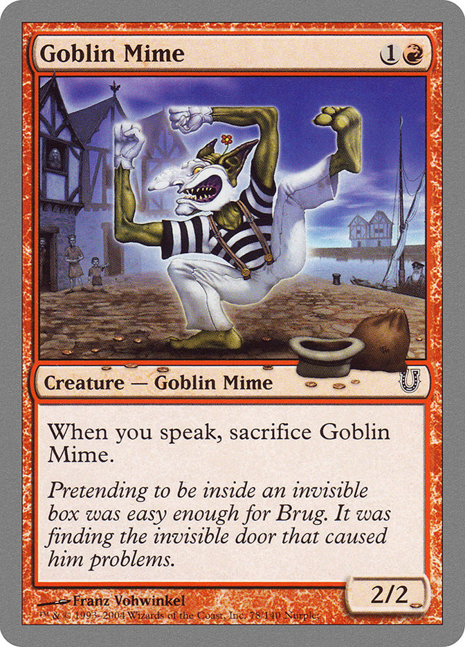 Goblin Mime (78) [Unhinged] | Odin's Place