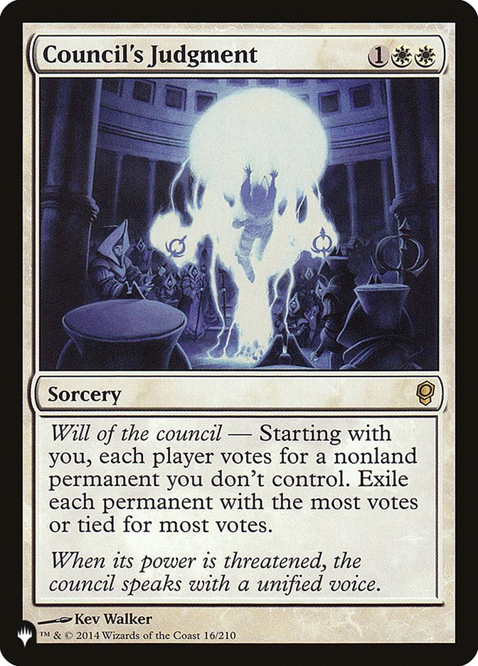 Council's Judgment [The List] | Odin's Place
