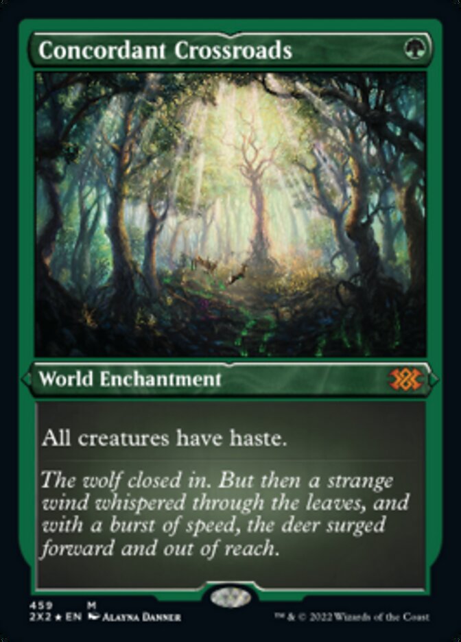 Concordant Crossroads (Foil Etched) [Double Masters 2022] | Odin's Place